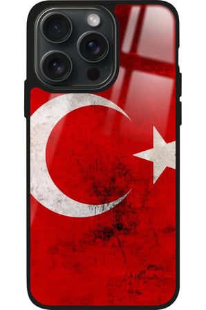 Apple iPhone 11 Pro Max Uyumlu Türk Bayrağı Tasarımlı Parlak Silikon Kılıf