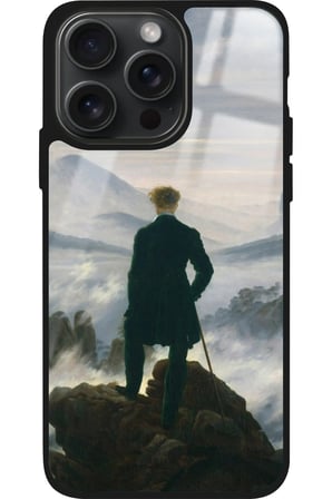 Apple iPhone 11 Pro Max Uyumlu Bulutların Üzerinde Yolculuk Tasarımlı Parlak Silikon Kılıf