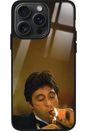 Apple iPhone 11 Pro Max Uyumlu Tony Montana Tasarımlı Parlak Silikon Kılıf