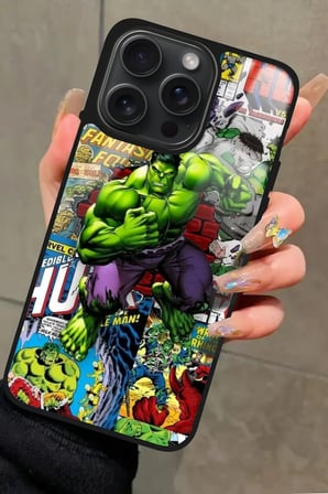 Apple iPhone 11 Pro Uyumlu Hulk Tasarımlı Parlak Silikon Kılıf