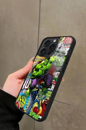 Apple iPhone 11 Pro Uyumlu Hulk Tasarımlı Parlak Silikon Kılıf