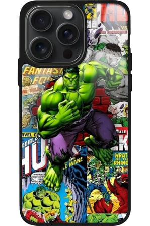 Apple iPhone 11 Pro Uyumlu Hulk Tasarımlı Parlak Silikon Kılıf