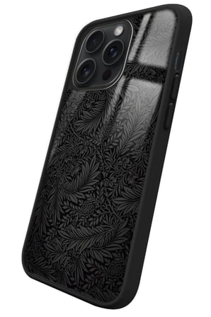 Apple iPhone 11 Pro Uyumlu Siyah Karışık Tasarımlı Parlak Silikon Kılıf
