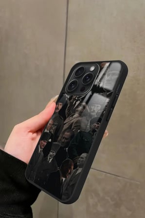 Apple iPhone 11 Pro Uyumlu Atatürk Poster Tasarımlı Parlak Silikon Kılıf