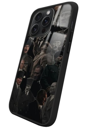 Apple iPhone 11 Pro Uyumlu Atatürk Poster Tasarımlı Parlak Silikon Kılıf