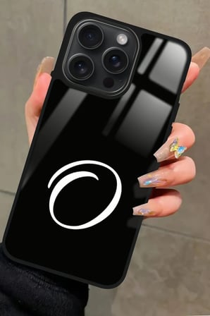Apple iPhone 11 Pro Uyumlu O Harfi Yazılı Parlak Silikon Kılıf