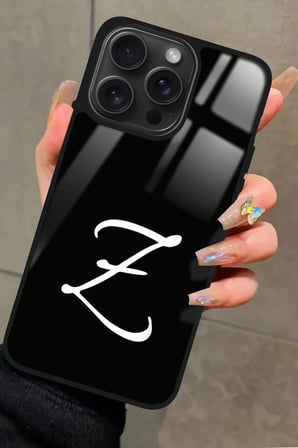 Apple iPhone 11 Pro Uyumlu Z Harfi Yazılı Parlak Silikon Kılıf