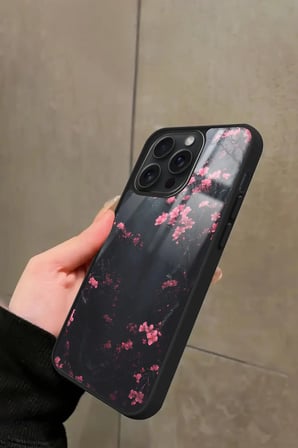 Apple iPhone 12 Pro Max Uyumlu Van Gogh Ağaç Tablosu Tasarımlı Parlak Silikon Kılıf