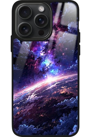 Apple iPhone 12 Pro Max Uyumlu Soyut Sanat Tasarımlı Parlak Silikon Kılıf