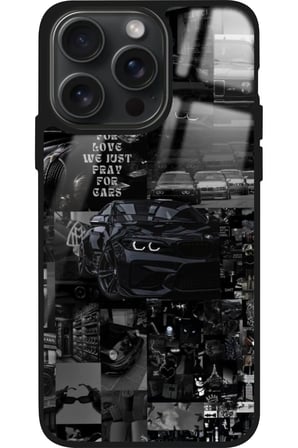 Apple iPhone 12 Pro Max Uyumlu Araba Posteri Tasarımlı Parlak Silikon Kılıf