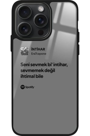 Apple iPhone 12 Pro Max Uyumlu Şarkı Sözü Tasarımlı Parlak Silikon Kılıf