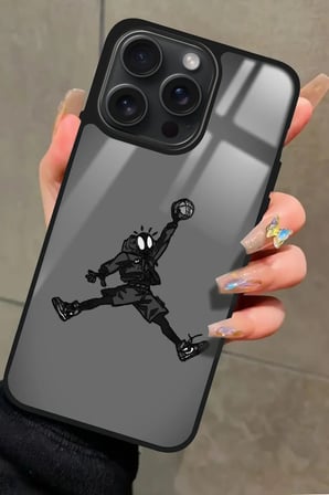 Apple iPhone 12 Pro Max Uyumlu Basketbol Tasarımlı Parlak Silikon Kılıf