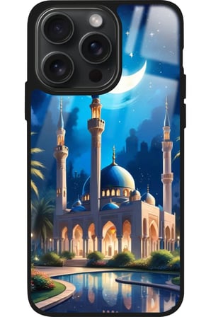 Apple iPhone 12 Pro Max Uyumlu Cami Tasarımlı Parlak Silikon Kılıf