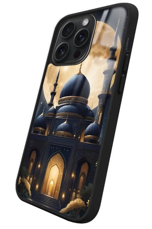 Apple iPhone 12 Pro Max Uyumlu Cami Tasarımlı Parlak Silikon Kılıf