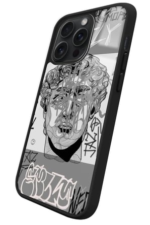 Apple iPhone 13 Pro Max Uyumlu Tablo Tasarımlı Parlak Silikon Kılıf