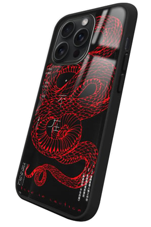 Apple iPhone 13 Pro Max Uyumlu Dragon Tasarımlı Parlak Silikon Kılıf