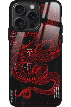 Apple iPhone 13 Pro Max Uyumlu Dragon Tasarımlı Parlak Silikon Kılıf