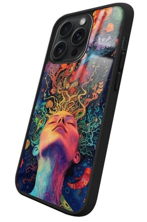Apple iPhone 13 Pro Max Uyumlu Tablo Tasarımlı Parlak Silikon Kılıf