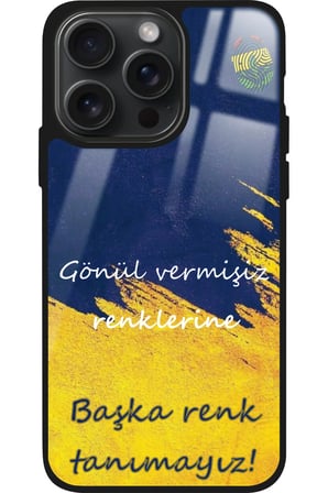 Apple iPhone 13 Pro Max Uyumlu Taraftar Sözü Yazılı Parlak Silikon Kılıf