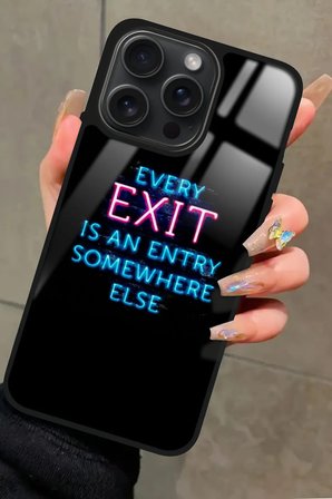 Apple iPhone 13 Pro Uyumlu Somewhere Else Tasarımlı Parlak Silikon Kılıf