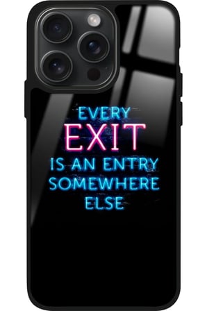 Apple iPhone 13 Pro Uyumlu Somewhere Else Tasarımlı Parlak Silikon Kılıf