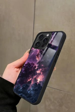 Apple iPhone 13 Pro Uyumlu Soyut Sanat Tasarımlı Parlak Silikon Kılıf
