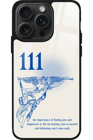 Apple iPhone 13 Pro Uyumlu 111 Yazılı Parlak Silikon Kılıf