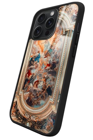 Apple iPhone 13 Pro Uyumlu Rönesans Tasarımlı Parlak Silikon Kılıf