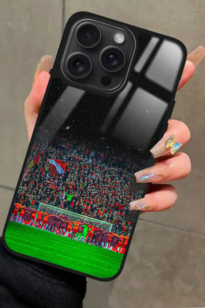 Apple iPhone 13 Pro Uyumlu Taraftar Tasarımlı Parlak Silikon Kılıf