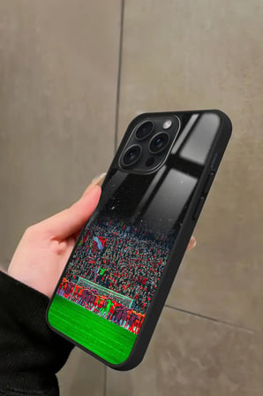 Apple iPhone 13 Pro Uyumlu Taraftar Tasarımlı Parlak Silikon Kılıf