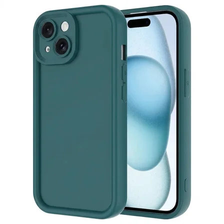 Apple iPhone 14 Uyumlu Kılıf Darbe Emici Kamera Korumalı Hlt-Ananas