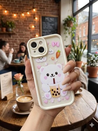 Apple iPhone 14 Uyumlu Kılıf Desenli Darbe Emici Kamera Korumalı Hlt-DsnAnns