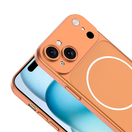 Apple iPhone 14 Uyumlu Kılıf M-Safe Şarj Özellikli Kamera Korumalı Dönüşüm kapak Zr-Spark