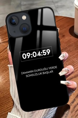 Apple iPhone 14 Plus Uyumlu Darbeye Dayanıklı Atatürk Tasarımlı Parlak Silikon Kılıf