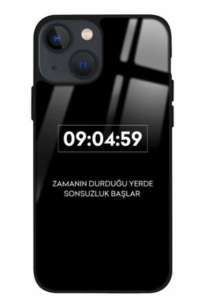 Apple iPhone 14 Plus Uyumlu Darbeye Dayanıklı Atatürk Tasarımlı Parlak Silikon Kılıf