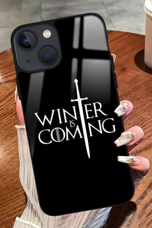 Apple iPhone 14 Plus Uyumlu Darbeye Dayanıklı Game Of Thrones Tasarımlı Parlak Silikon Kılıf