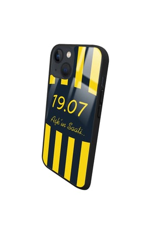 Apple iPhone 14 Plus Uyumlu Darbeye Dayanıklı 1907 Yazılı Parlak Silikon Kılıf