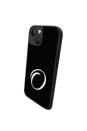 Apple iPhone 14 Plus Uyumlu Darbeye Dayanıklı O Harfi Yazılı Parlak Silikon Kılıf