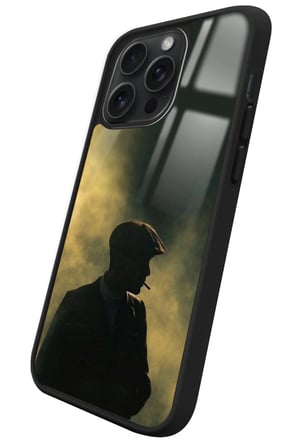 Apple iPhone 14 Pro Max Uyumlu Thomas Shelby Tasarımlı Parlak Silikon Kılıf