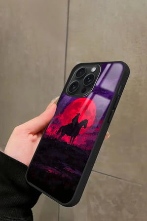 Apple iPhone 14 Pro Max Uyumlu  RDR2 Tasarımlı Parlak Silikon Kılıf