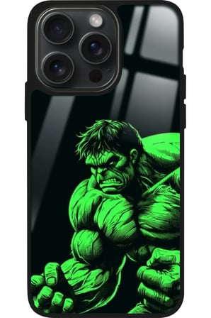 Apple iPhone 14 Pro Uyumlu Hulk Tasarımlı Parlak Silikon Kılıf