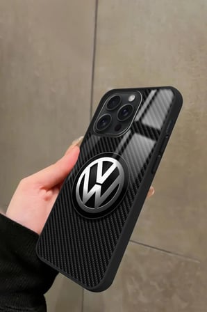 Apple iPhone 14 Pro Uyumlu Araba Logosu Tasarımlı Parlak Silikon Kılıf
