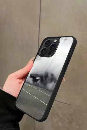 Apple iPhone 14 Pro Uyumlu Araba Tasarımlı Parlak Silikon Kılıf