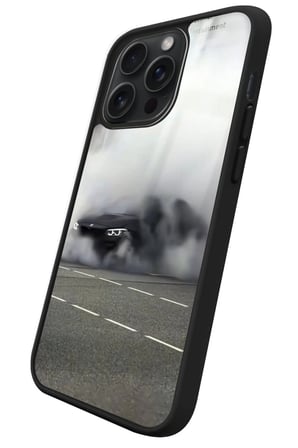 Apple iPhone 14 Pro Uyumlu Araba Tasarımlı Parlak Silikon Kılıf