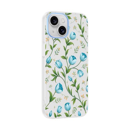 Apple iPhone 15 Uyumlu Kılıf Desenli Kapak Zr-Klip