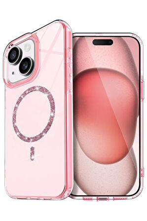 Apple iPhone 14 Plus / 15 Plus Kılıf Magesafe Özellikli Kapak Azn-LiveDia