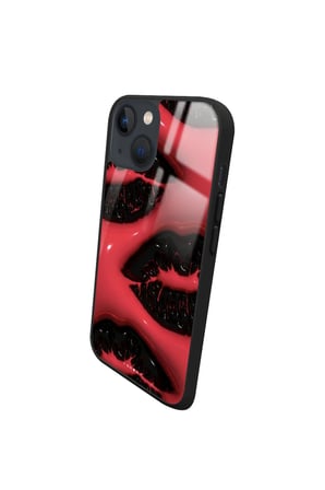 Apple iPhone 15 Plus Uyumlu Darbeye Dayanıklı Dudak Tasarımlı Parlak Silikon Kılıf