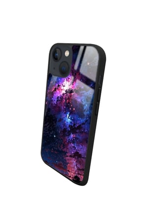 Apple iPhone 15 Plus Uyumlu Darbeye Dayanıklı Soyut Sanat Tasarımlı Parlak Silikon Kılıf