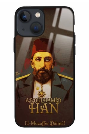 Apple iPhone 15 Plus Uyumlu Darbeye Dayanıklı Abdülhamid Han Tasarımlı Parlak Silikon Kılıf