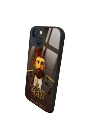 Apple iPhone 15 Plus Uyumlu Darbeye Dayanıklı Abdülhamid Han Tasarımlı Parlak Silikon Kılıf